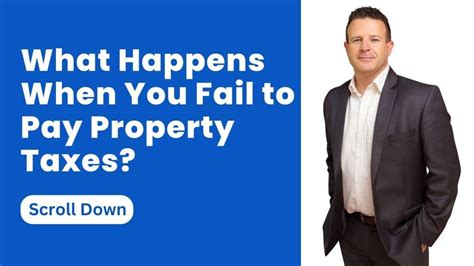 failure to pay property tax.